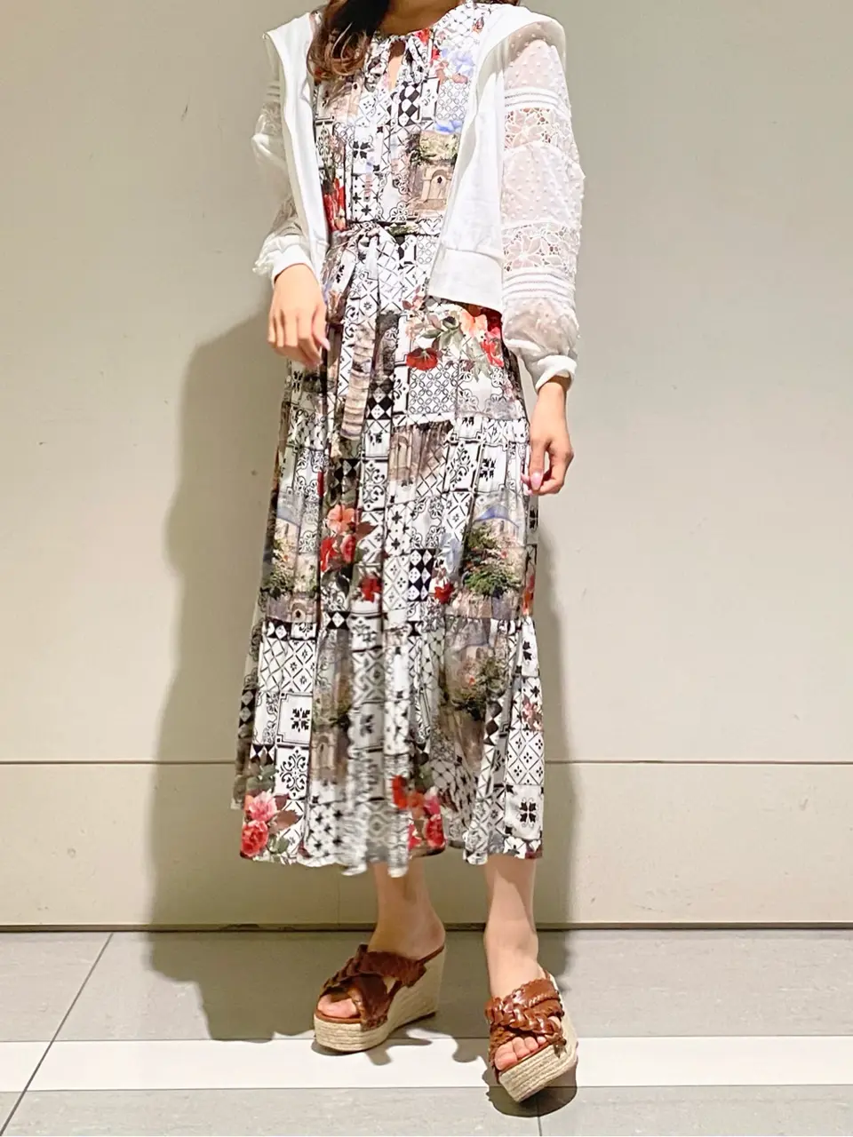 GRACE CONTINENTAL MORITA AI コーディネート画像