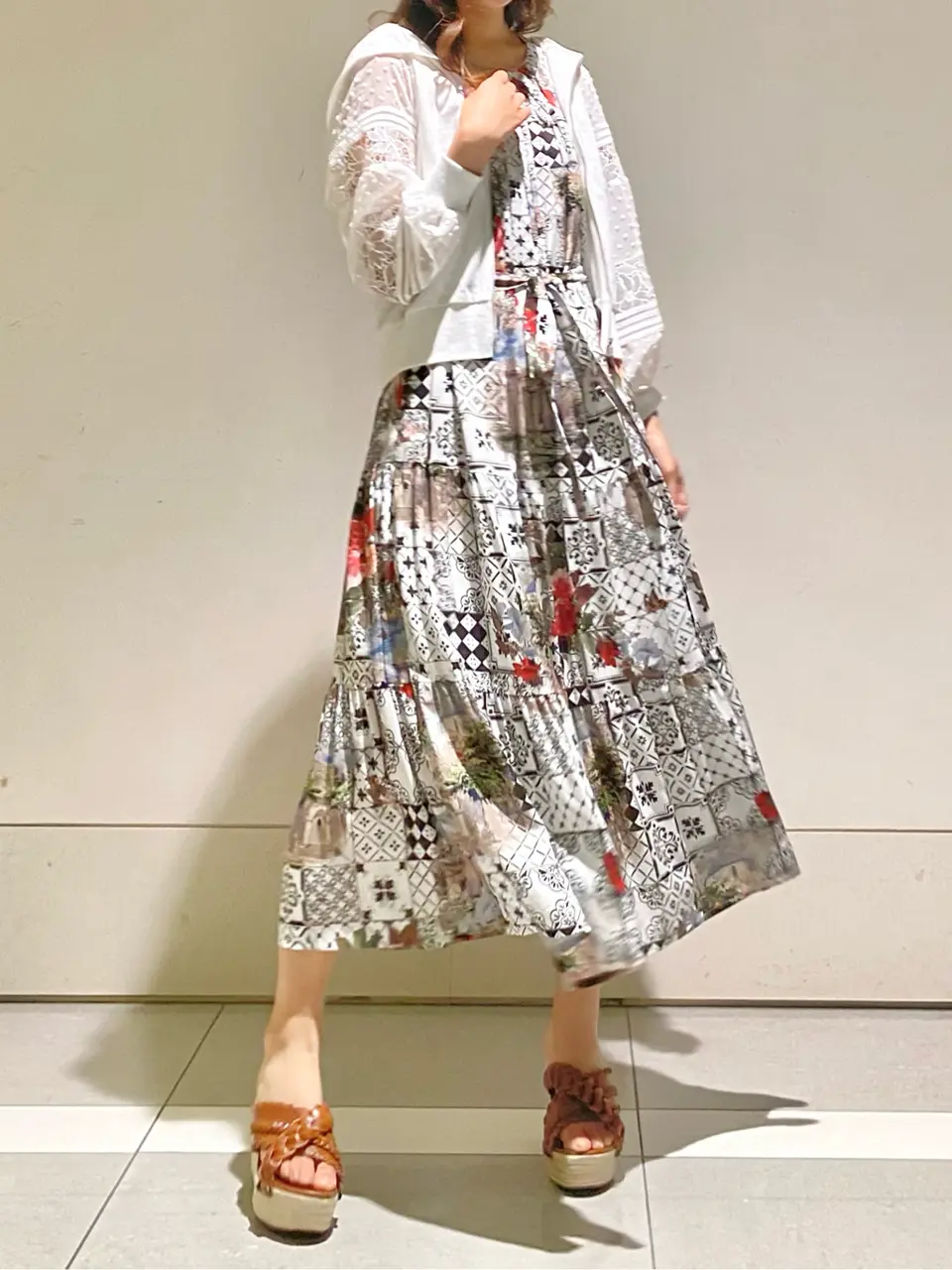 GRACE CONTINENTAL MORITA AI コーディネート画像