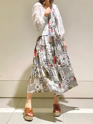 GRACE CONTINENTAL MORITA AI コーディネート画像