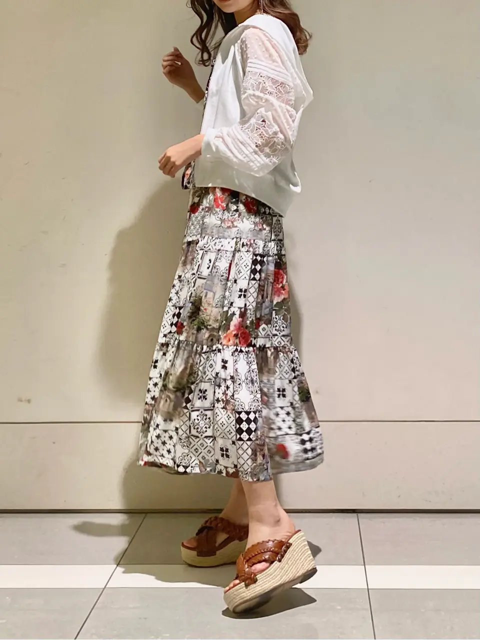 GRACE CONTINENTAL MORITA AI コーディネート画像