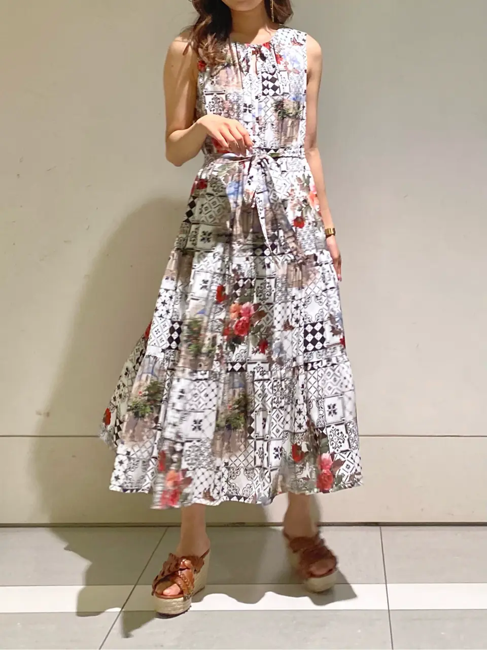 GRACE CONTINENTAL MORITA AI コーディネート画像