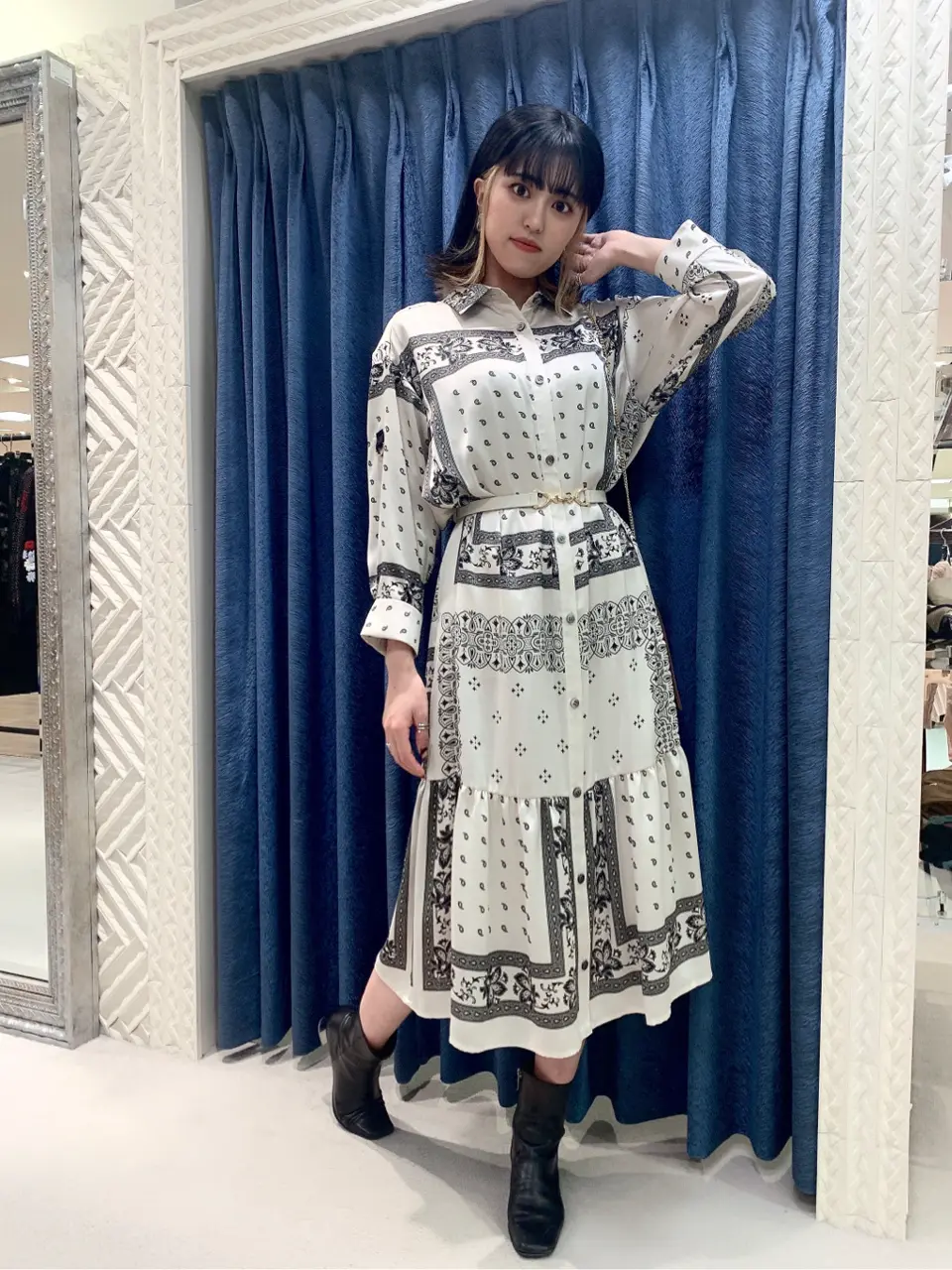 GRACE CONTINENTAL yoshi コーディネート画像