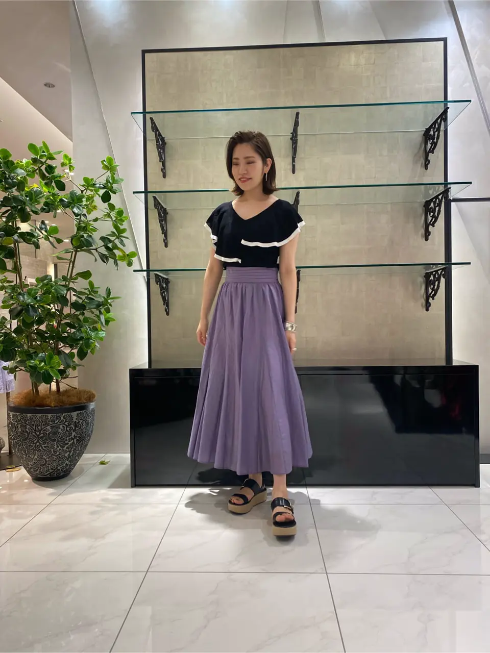 GRACE CONTINENTAL miyata コーディネート画像