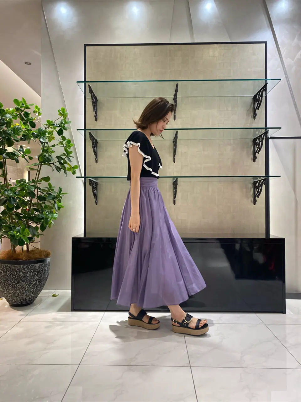 GRACE CONTINENTAL miyata コーディネート画像