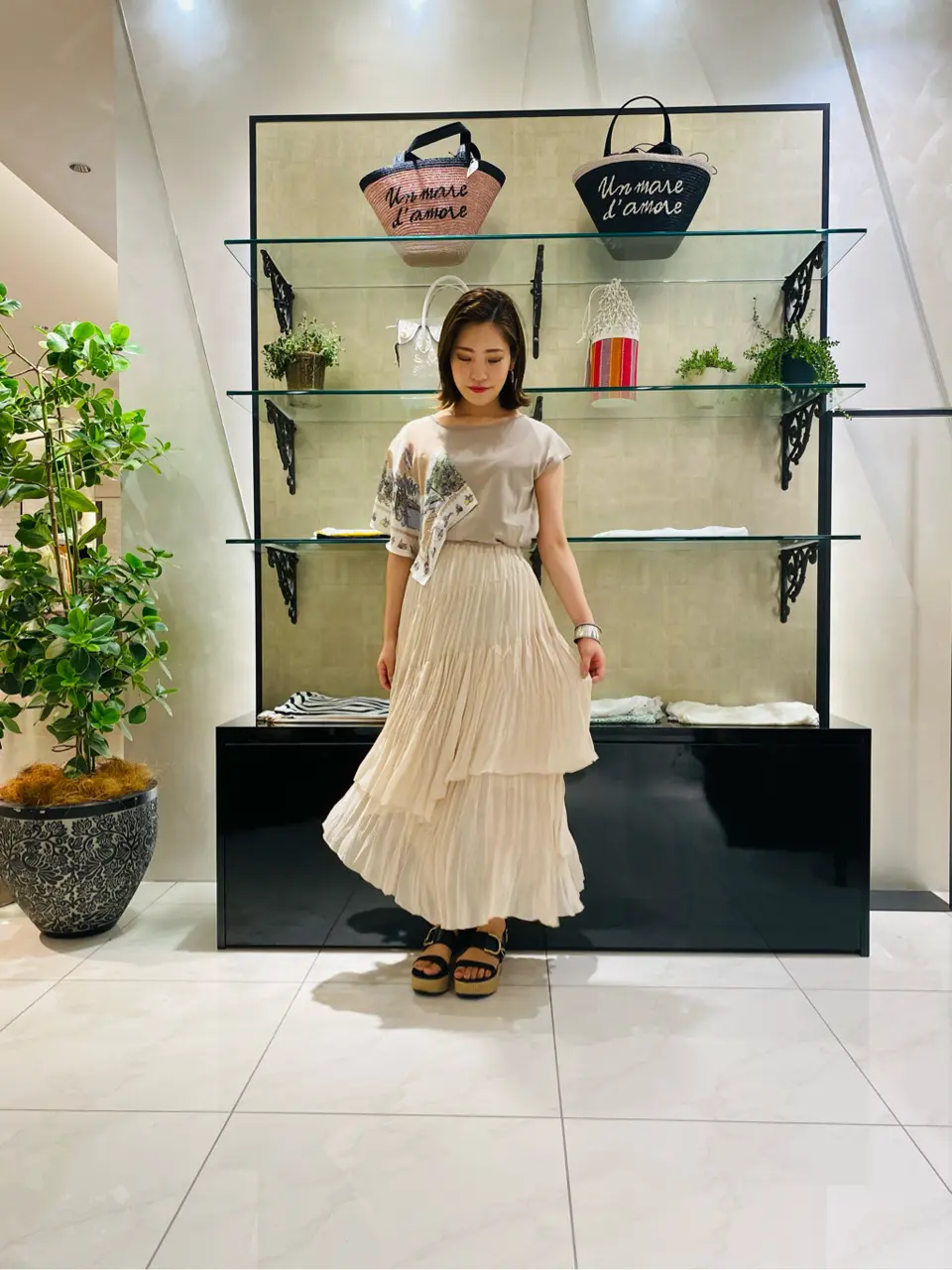 GRACE CONTINENTAL miyata コーディネート画像