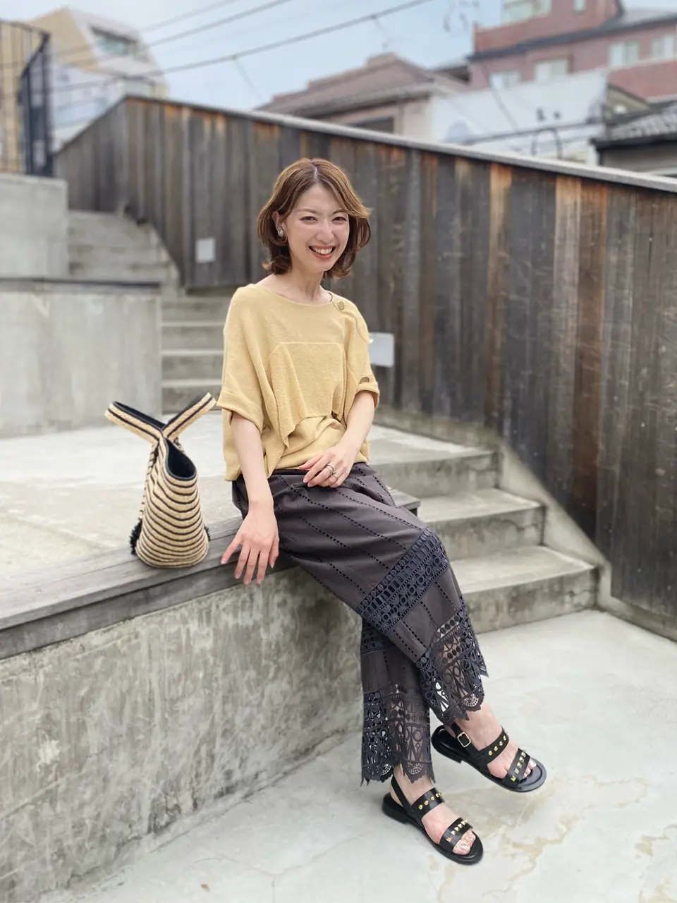 GRACE CONTINENTAL 青木育日 コーディネート画像