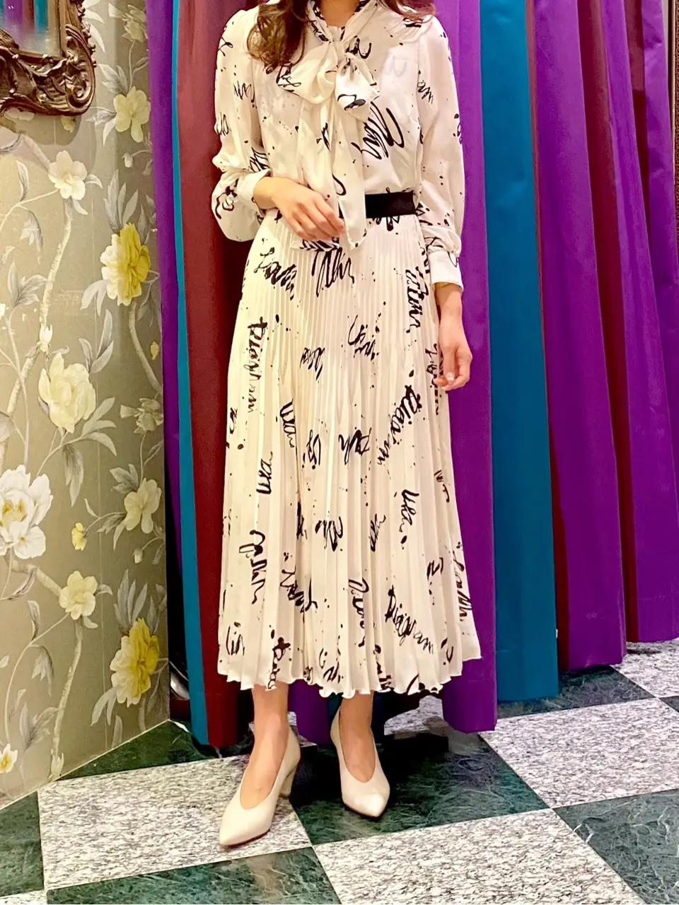 GRACE CONTINENTAL MORITA AI コーディネート画像