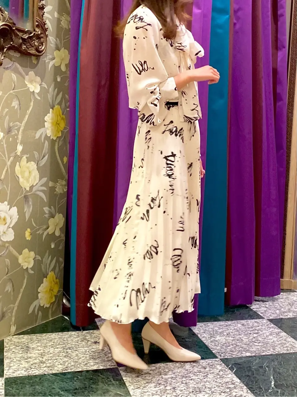 GRACE CONTINENTAL MORITA AI コーディネート画像