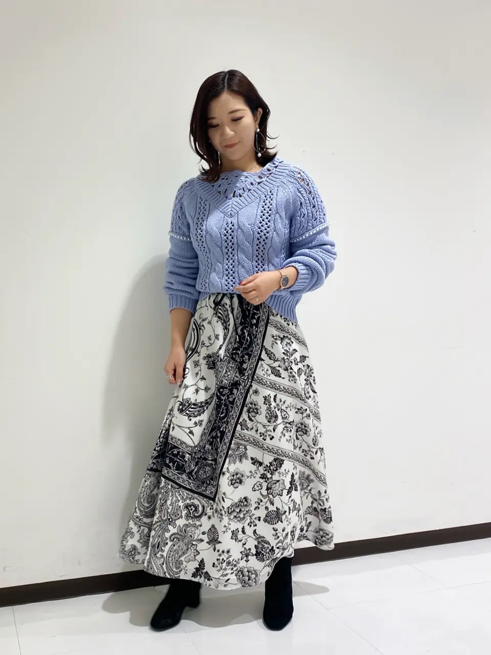 GRACE CONTINENTAL MOMOKO コーディネート画像