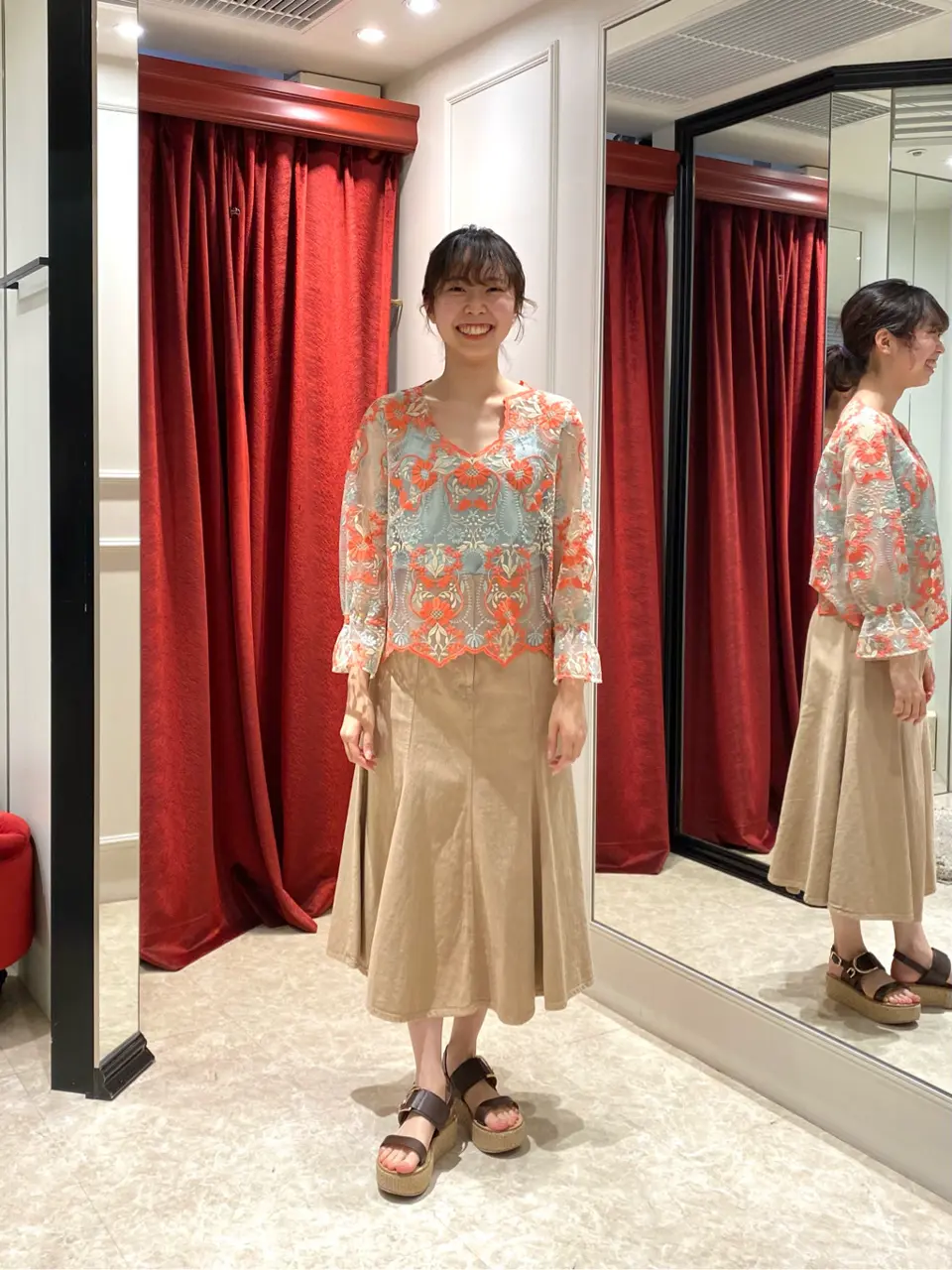 GRACE CONTINENTAL Abe コーディネート画像