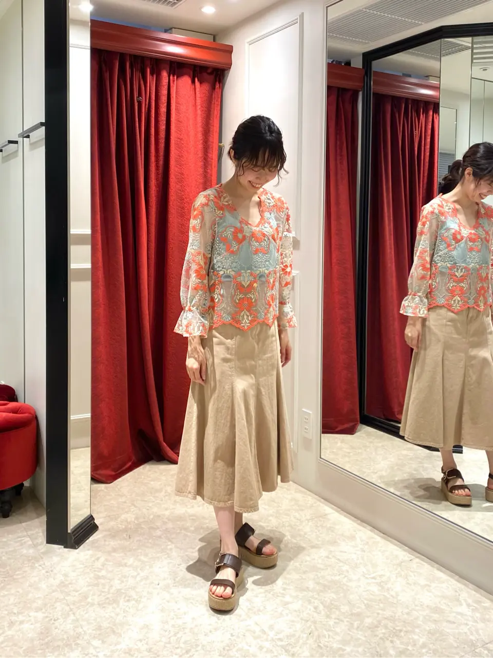 GRACE CONTINENTAL Abe コーディネート画像