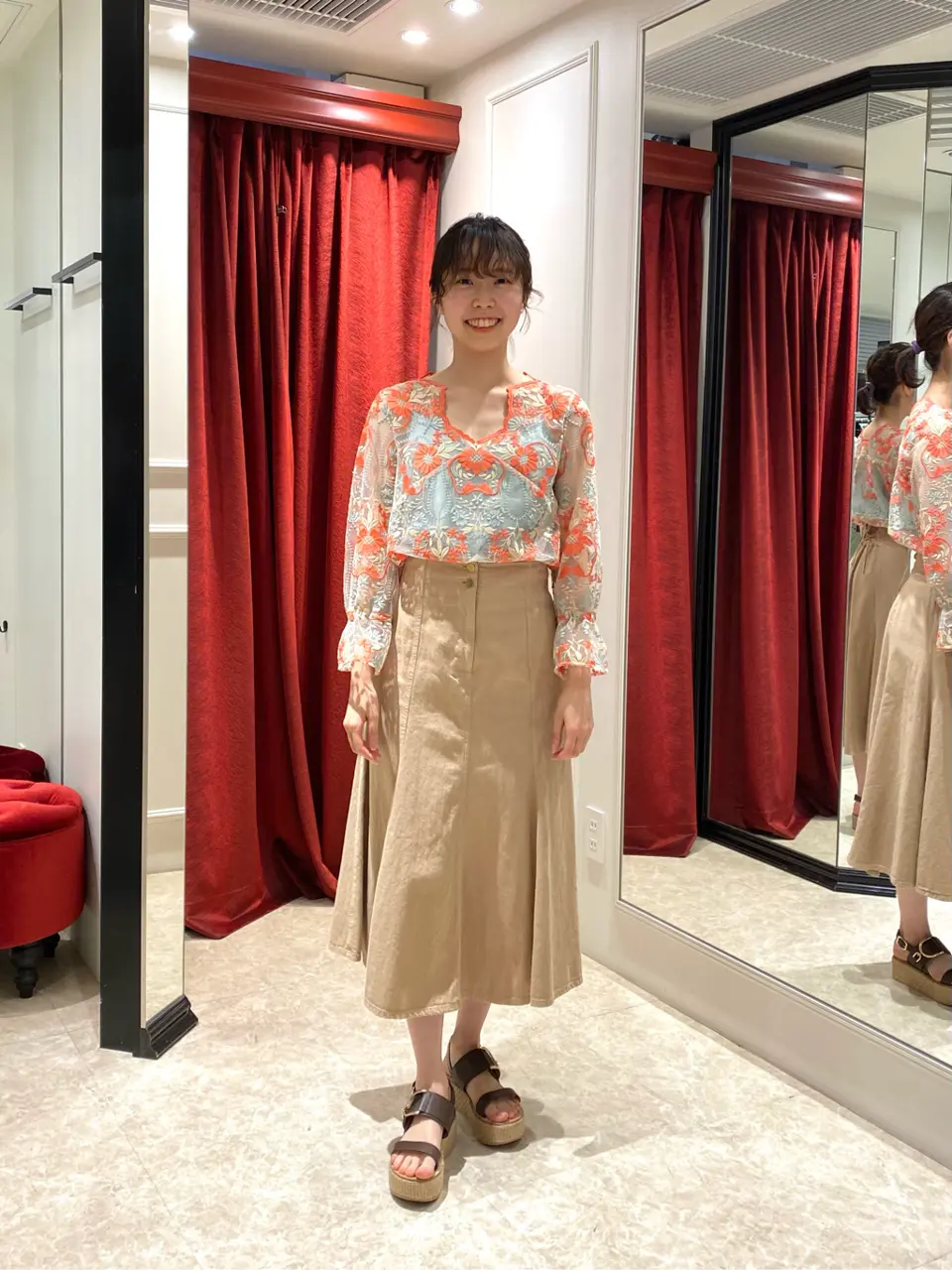 GRACE CONTINENTAL Abe コーディネート画像