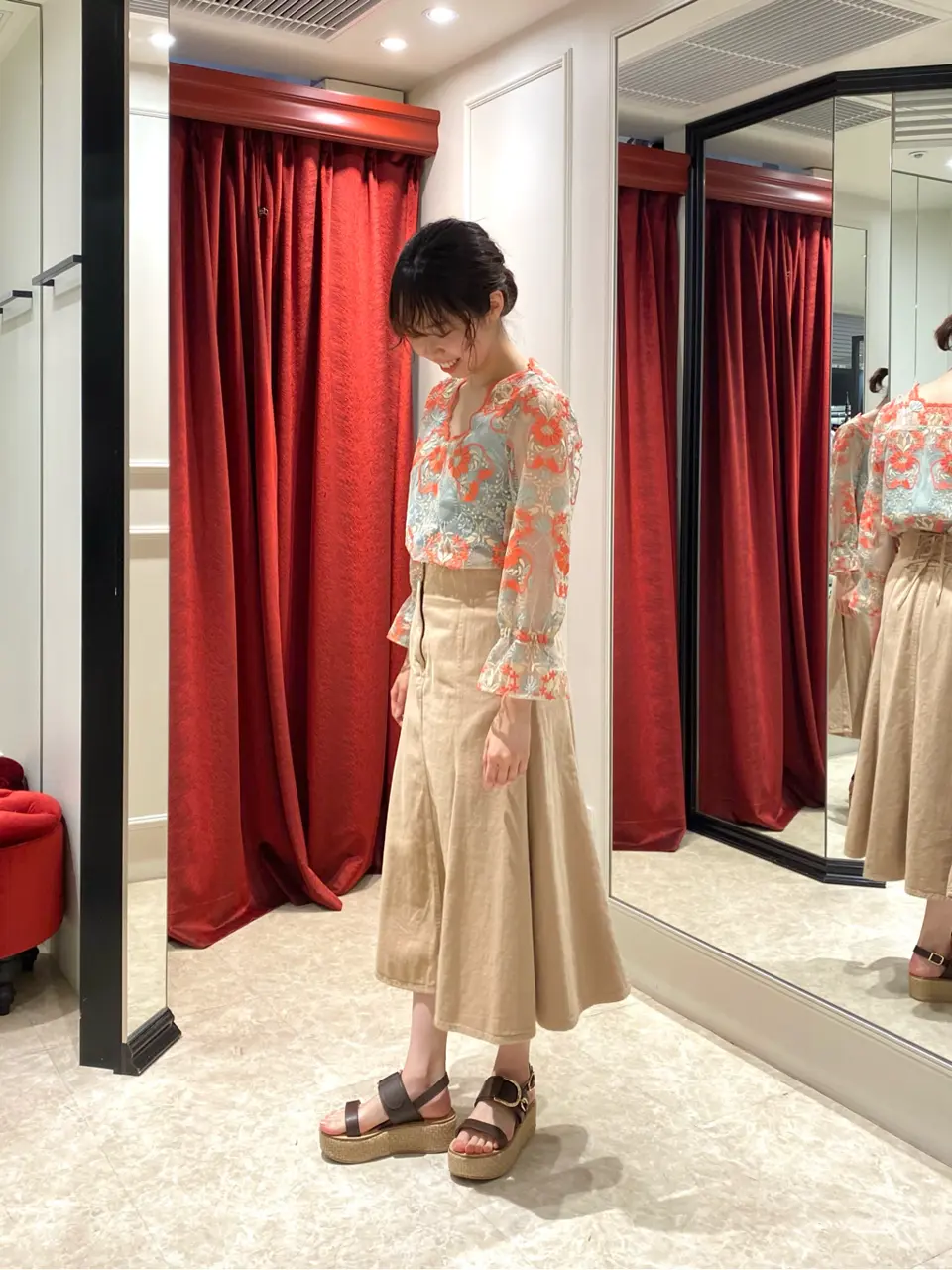 GRACE CONTINENTAL Abe コーディネート画像