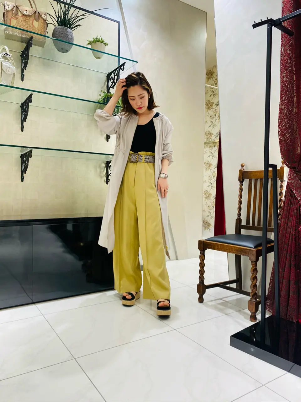 GRACE CONTINENTAL miyata コーディネート画像