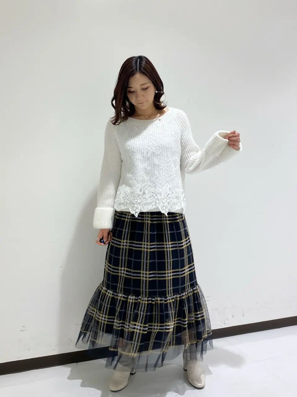 GRACE CONTINENTAL MOMOKO コーディネート画像