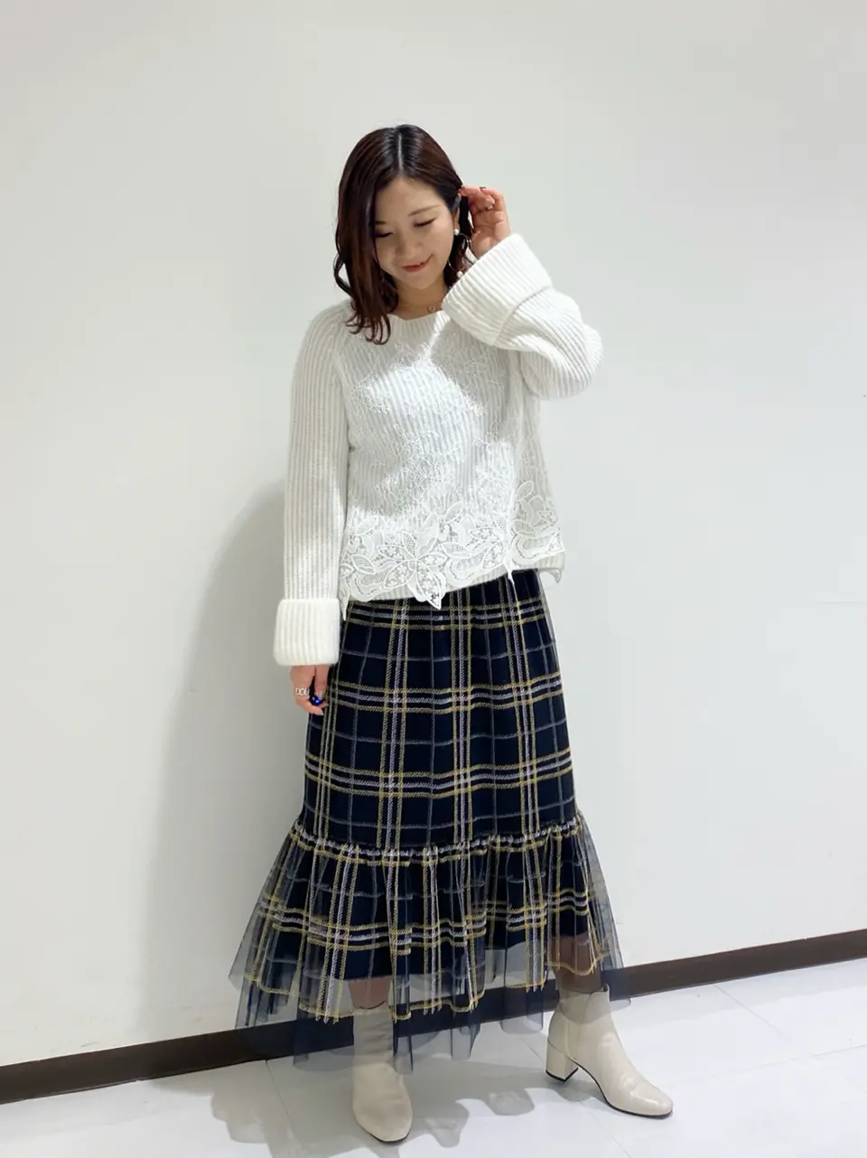 GRACE CONTINENTAL MOMOKO コーディネート画像