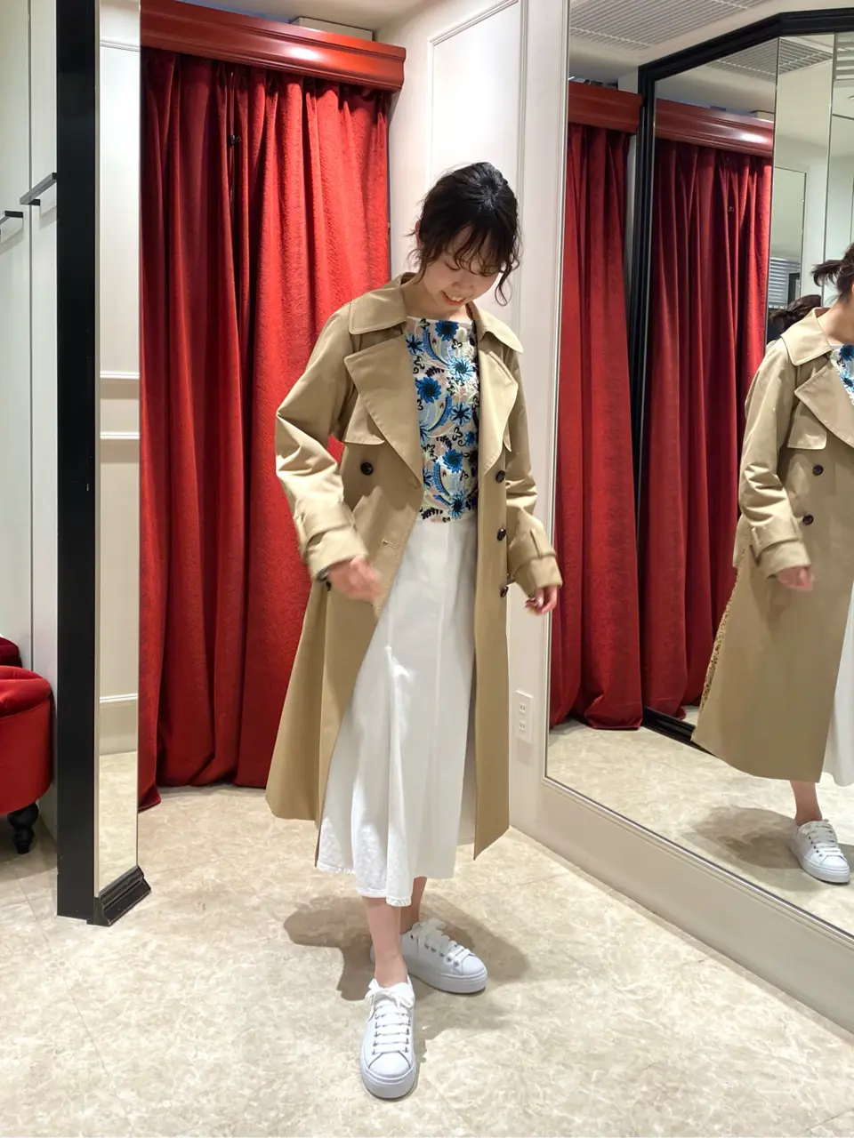 GRACE CONTINENTAL Abe コーディネート画像