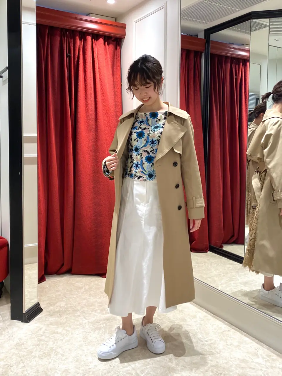 GRACE CONTINENTAL Abe コーディネート画像