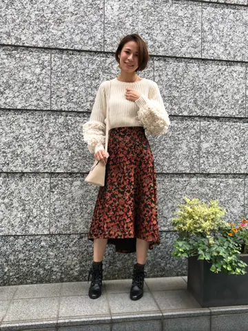 GRACE CONTINENTAL 亀田 未希 コーディネート画像