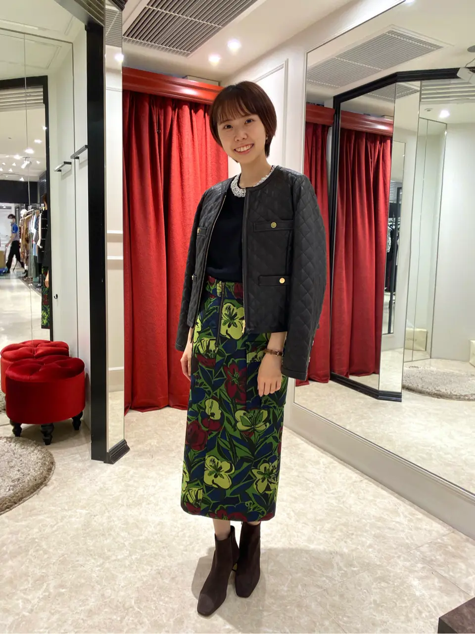 GRACE CONTINENTAL Abe コーディネート画像