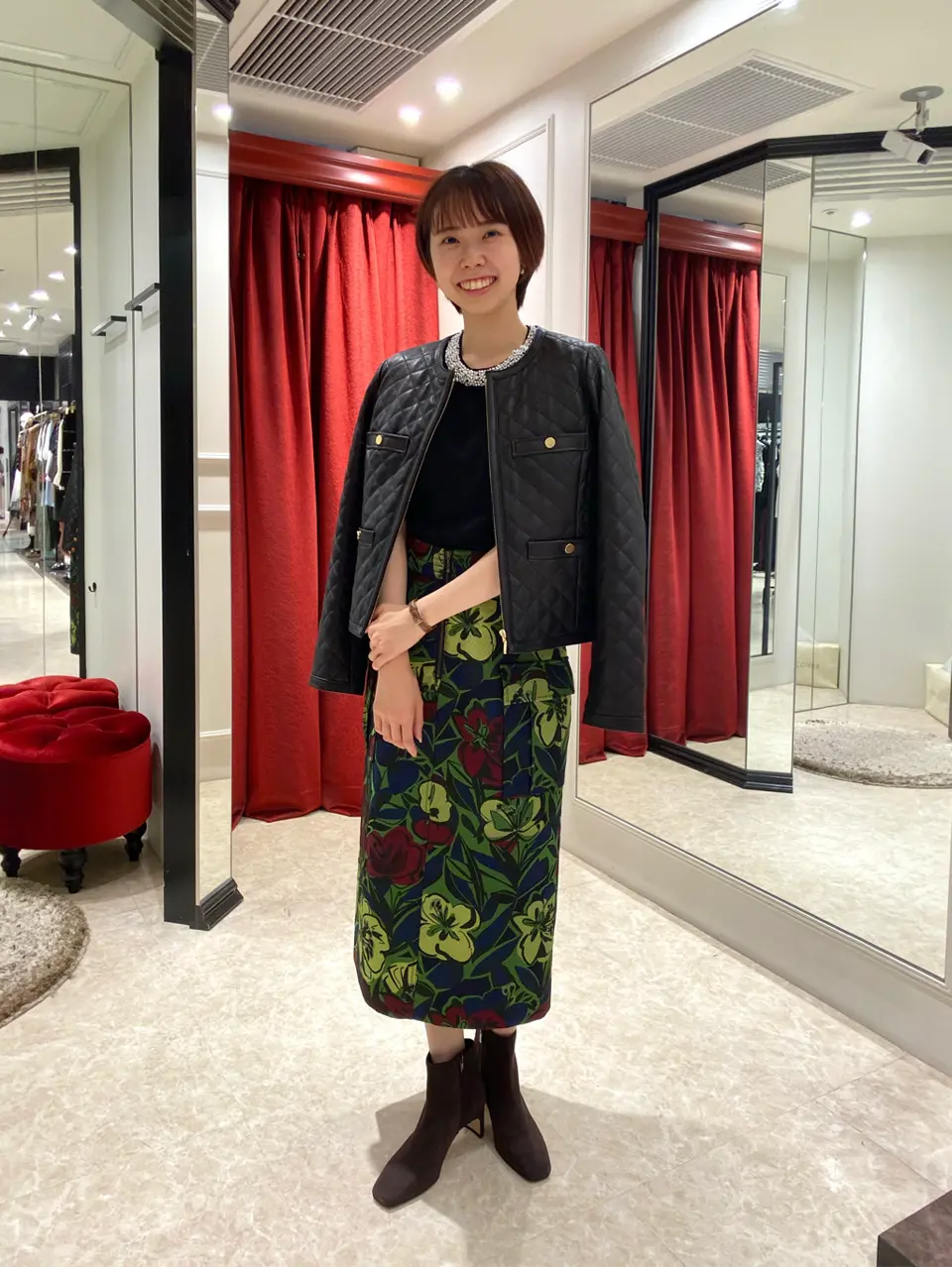 GRACE CONTINENTAL Abe コーディネート画像