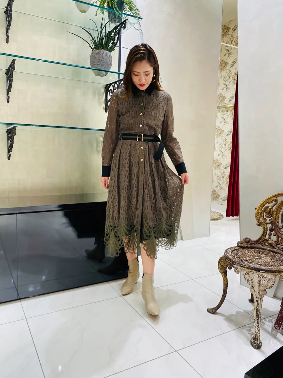 GRACE CONTINENTAL miyata コーディネート画像