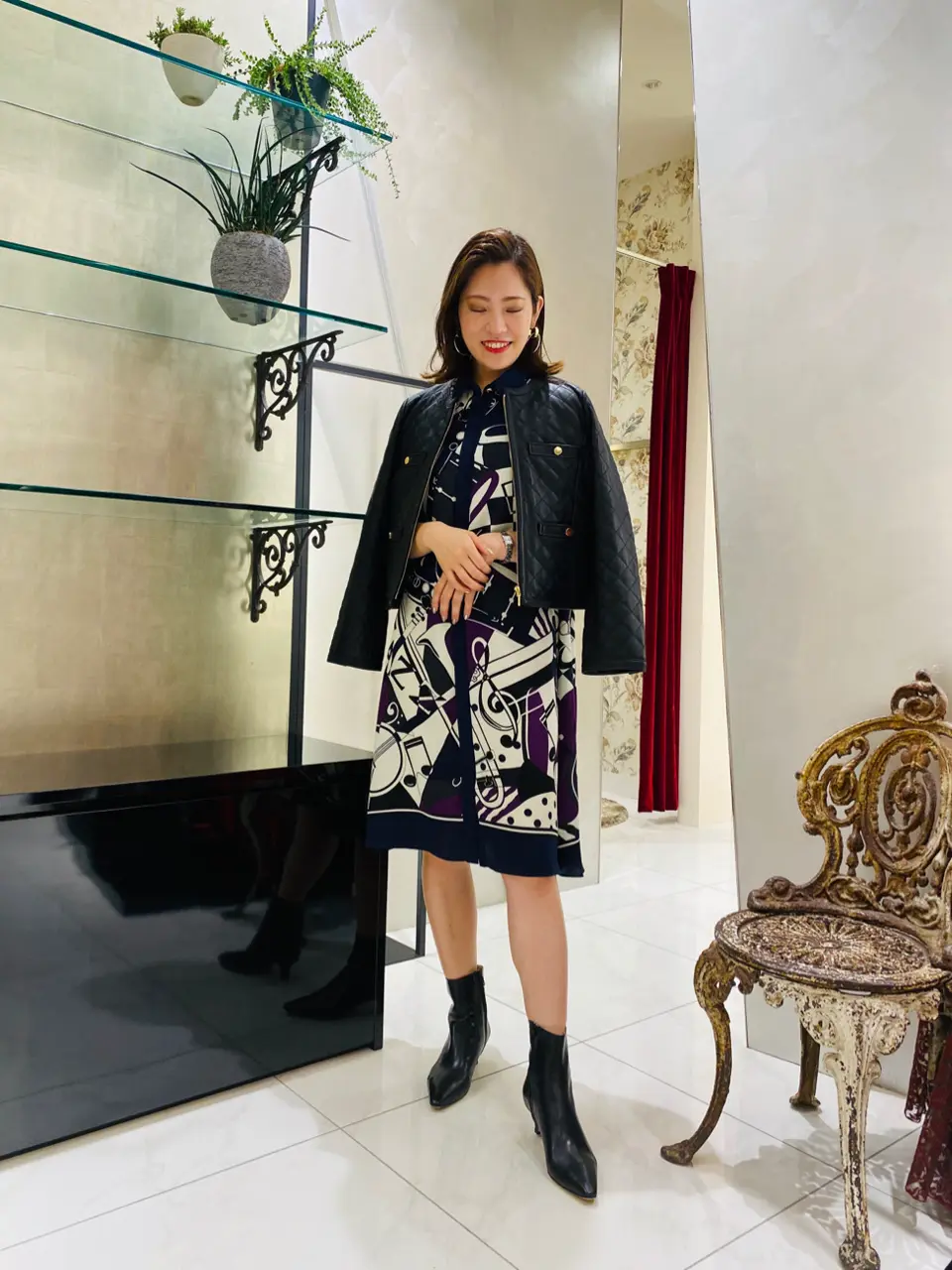 GRACE CONTINENTAL miyata コーディネート画像