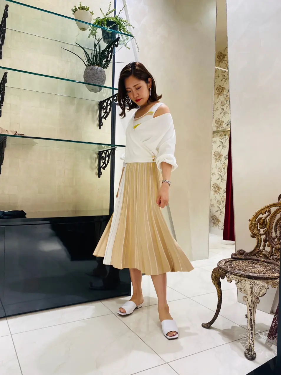 GRACE CONTINENTAL miyata コーディネート画像