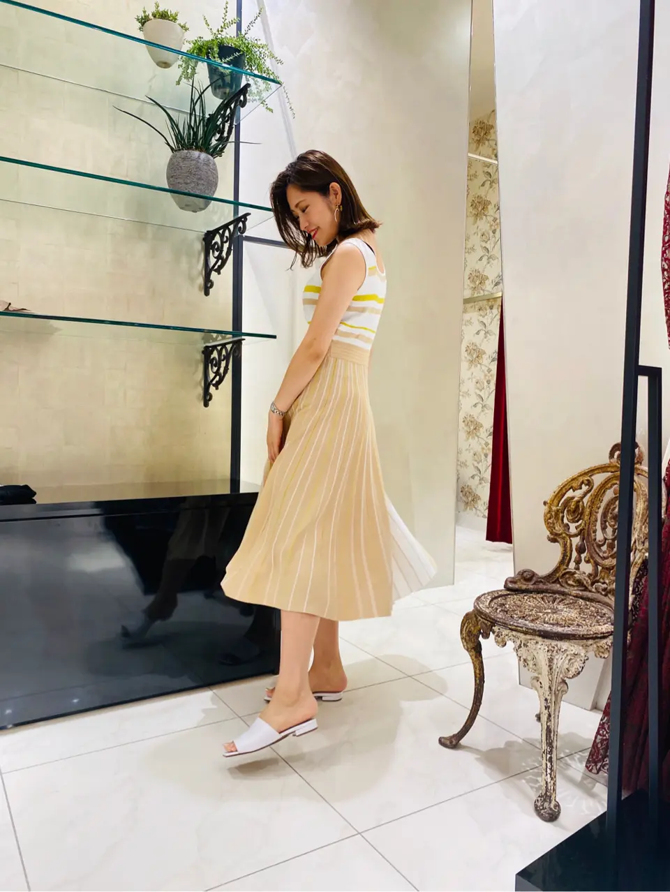 GRACE CONTINENTAL miyata コーディネート画像