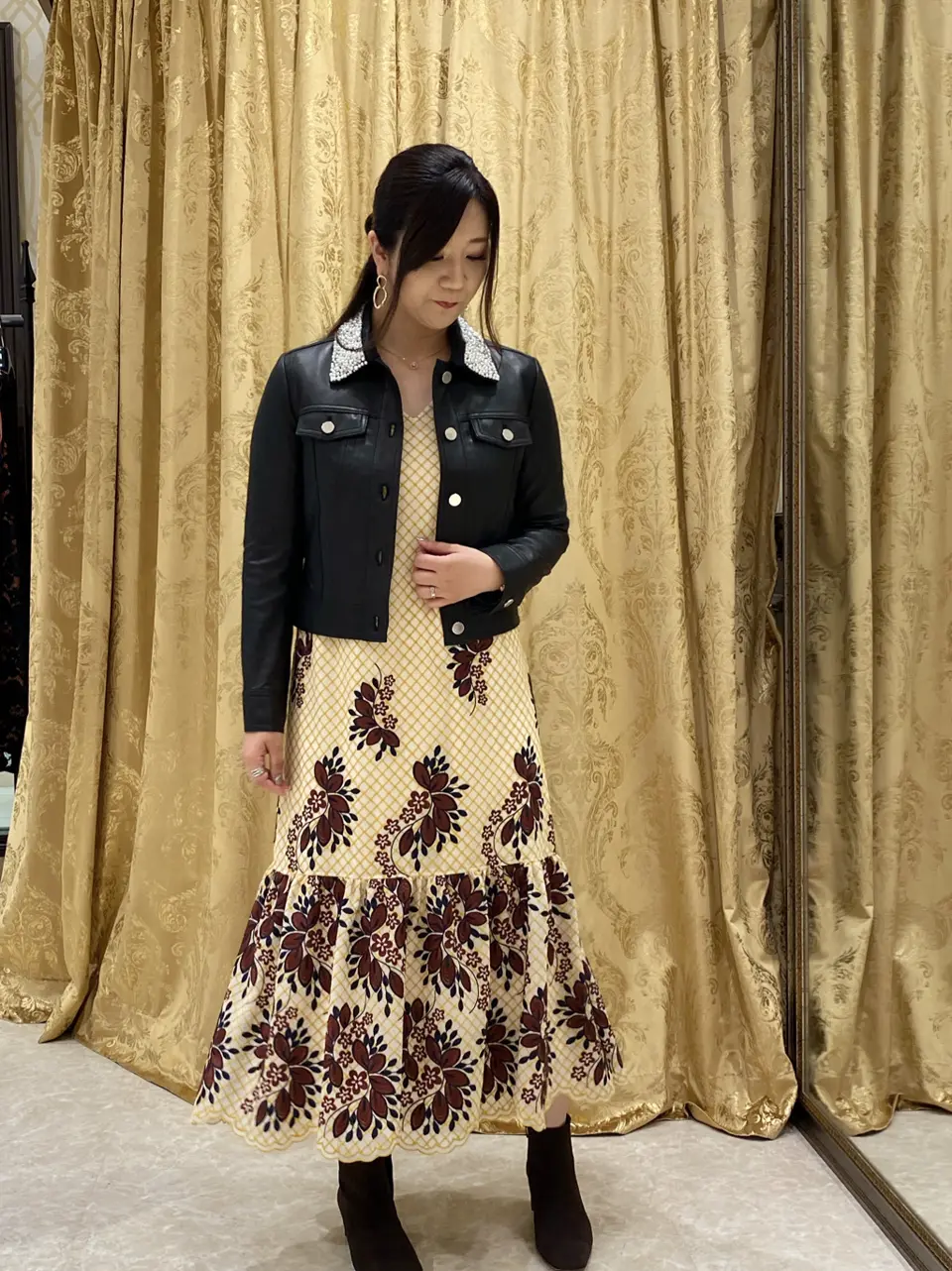 GRACE CONTINENTAL MOMOKO コーディネート画像