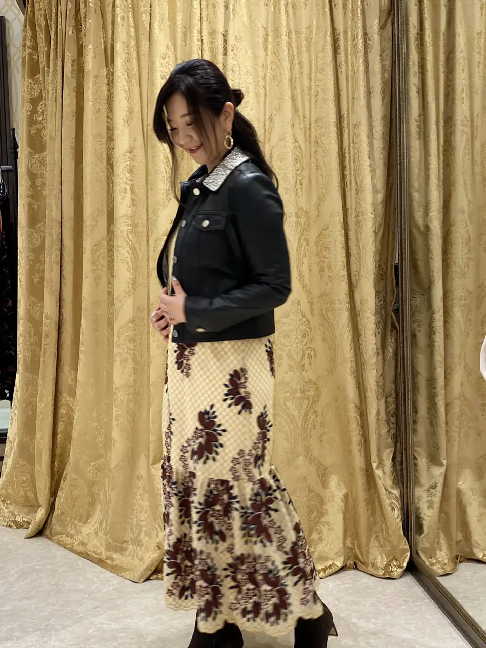 GRACE CONTINENTAL MOMOKO コーディネート画像