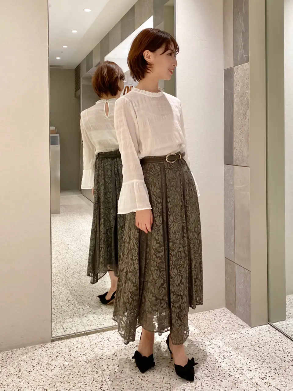 GRACE CONTINENTAL 青木育日 コーディネート画像