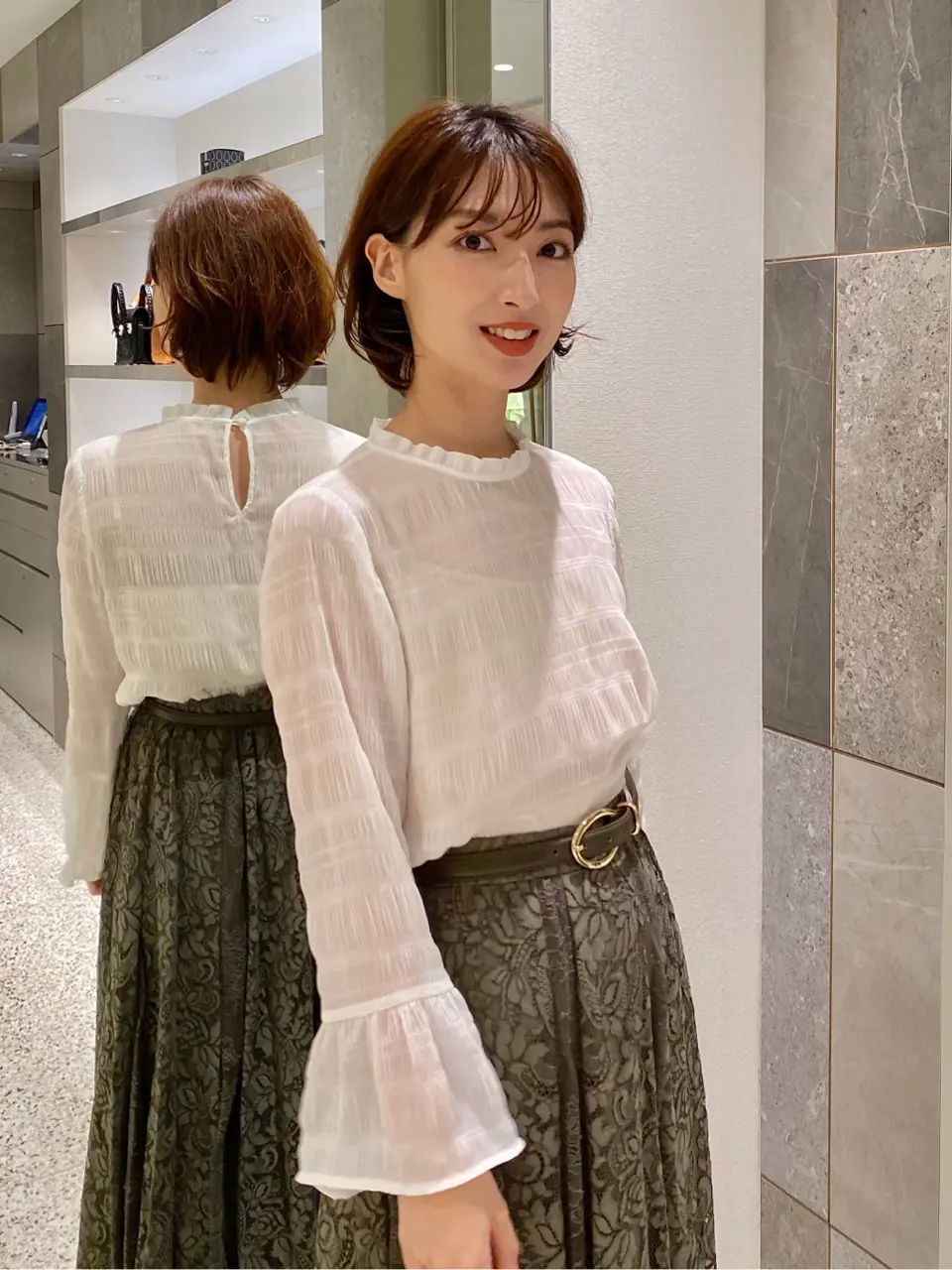 GRACE CONTINENTAL 青木育日 コーディネート画像