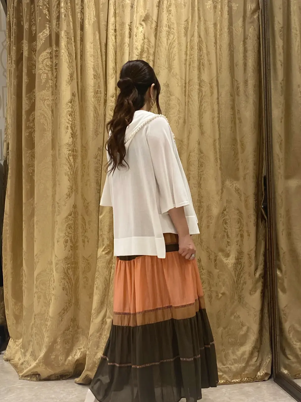 GRACE CONTINENTAL MOMOKO コーディネート画像