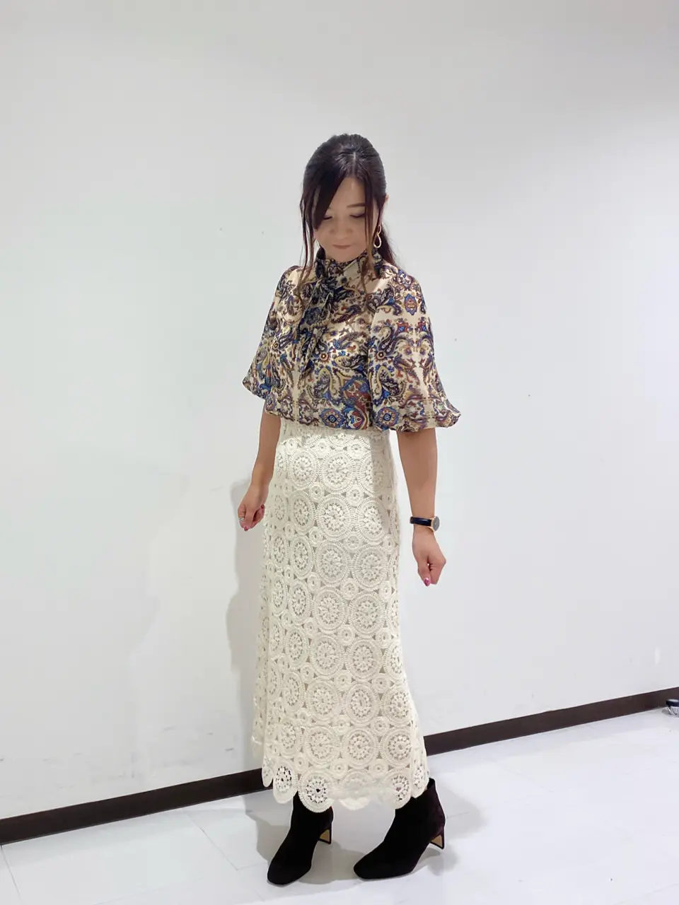 GRACE CONTINENTAL MOMOKO コーディネート画像