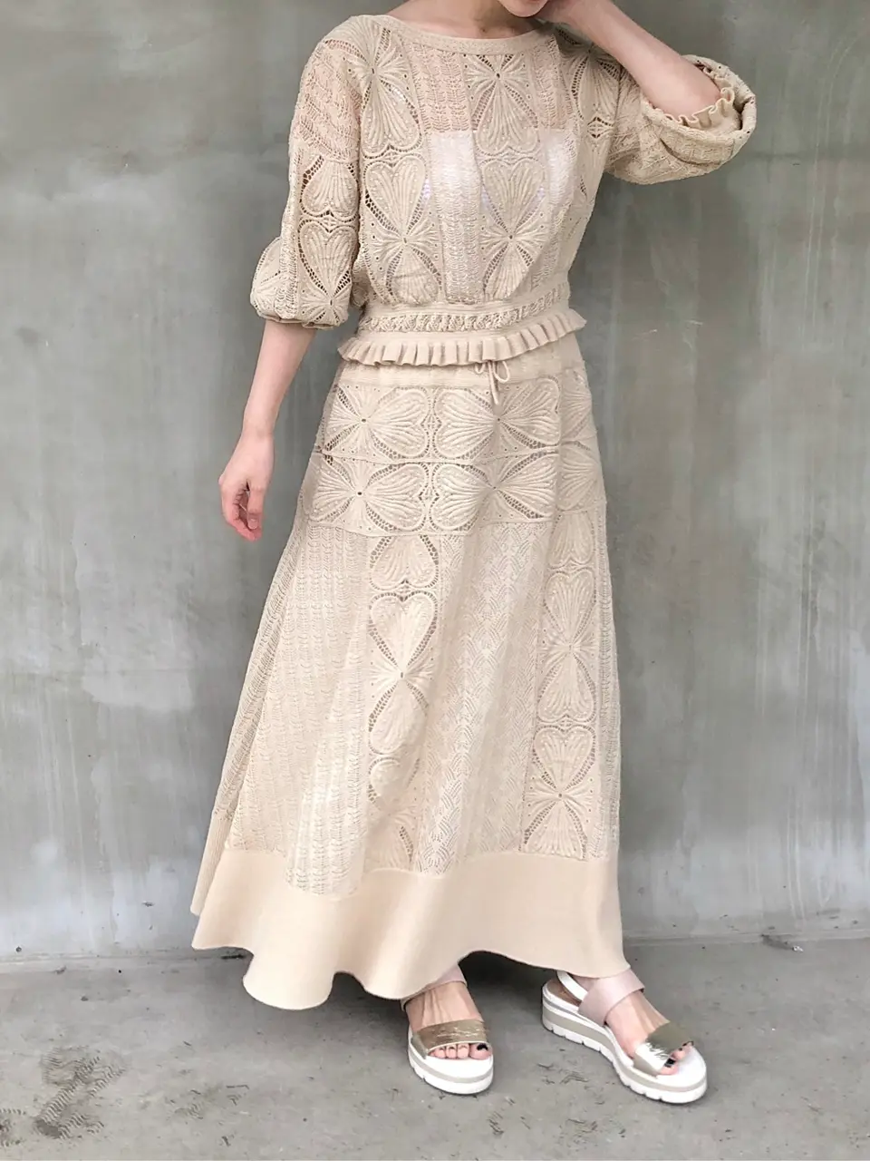 GRACE CONTINENTAL 青木育日 コーディネート画像