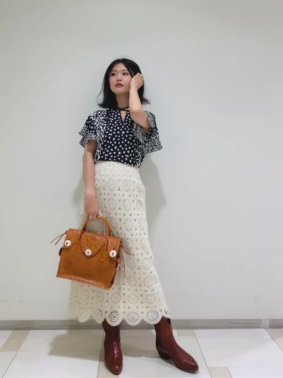 GRACE CONTINENTAL A.Kameyama コーディネート画像