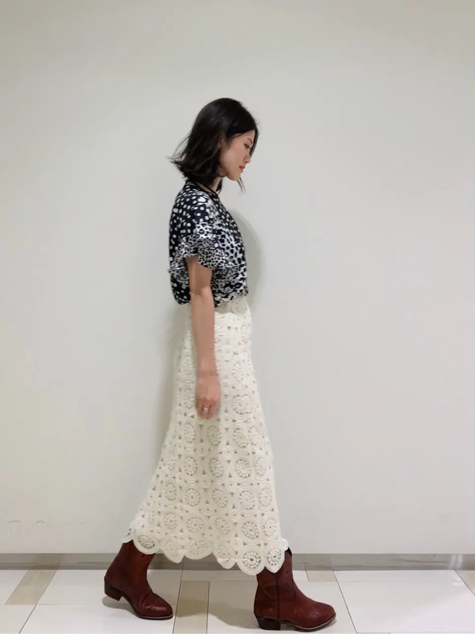 GRACE CONTINENTAL A.Kameyama コーディネート画像