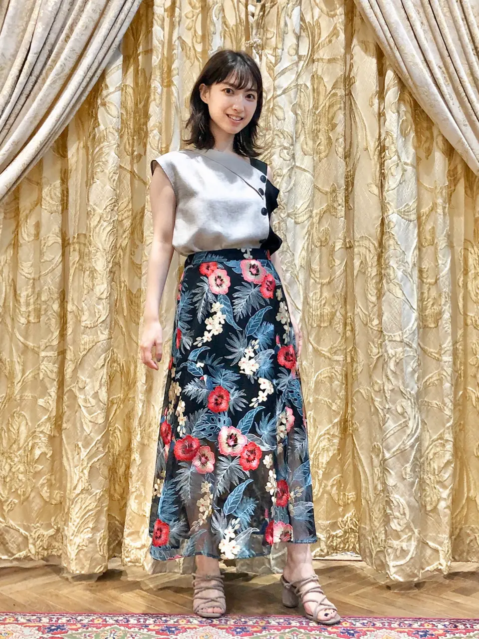 GRACE CONTINENTAL 青木育日 コーディネート画像