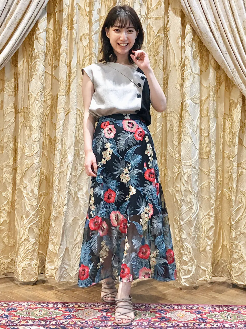 GRACE CONTINENTAL 青木育日 コーディネート画像