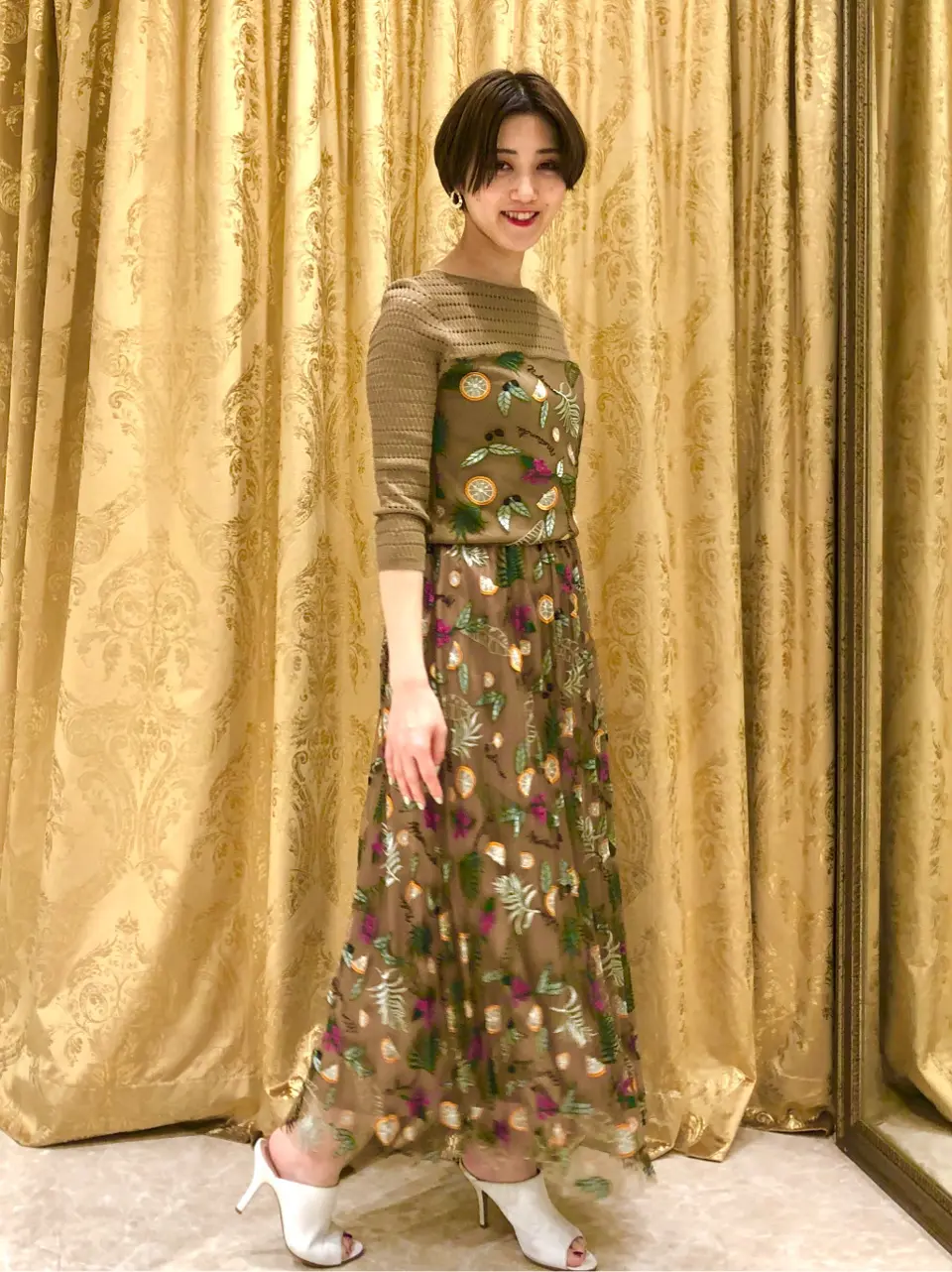 GRACE CONTINENTAL A.FUKUDA コーディネート画像