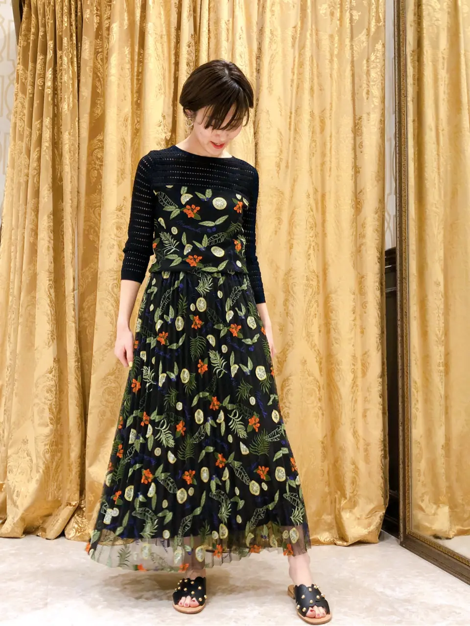 GRACE CONTINENTAL A.FUKUDA コーディネート画像