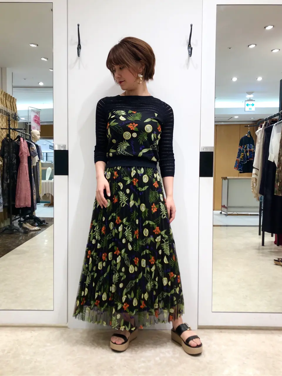 GRACE CONTINENTAL ebata. コーディネート画像