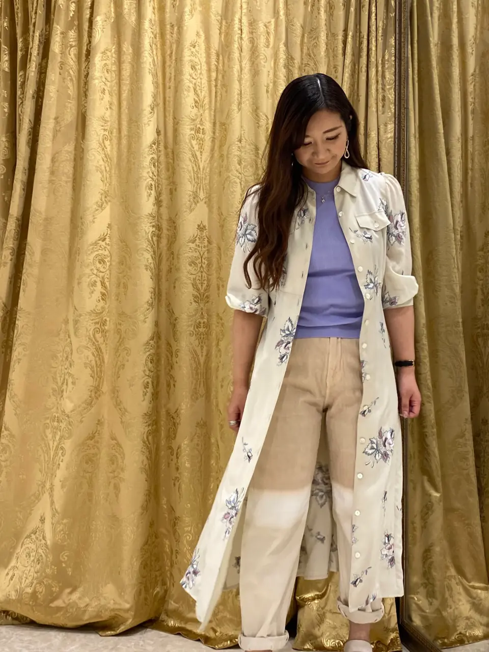 GRACE CONTINENTAL MOMOKO コーディネート画像