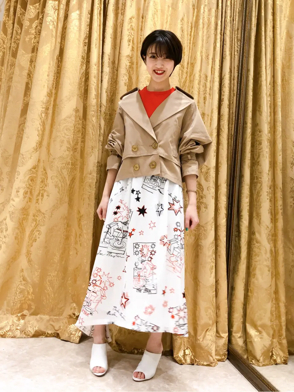 GRACE CONTINENTAL A.FUKUDA コーディネート画像