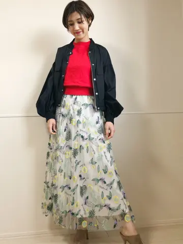 GRACE CONTINENTAL A.FUKUDA コーディネート画像