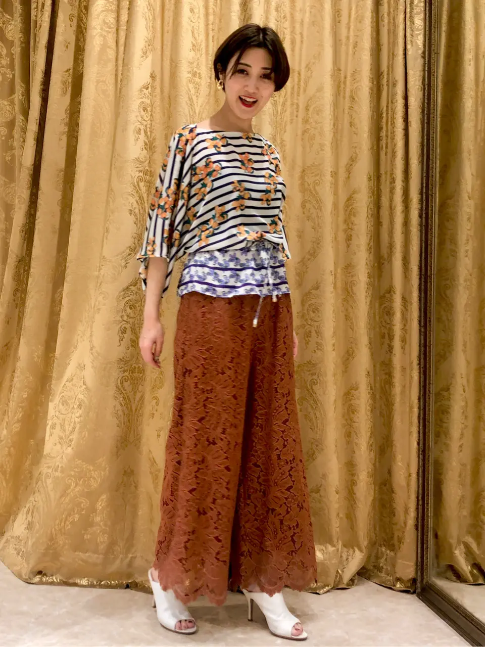 GRACE CONTINENTAL A.FUKUDA コーディネート画像