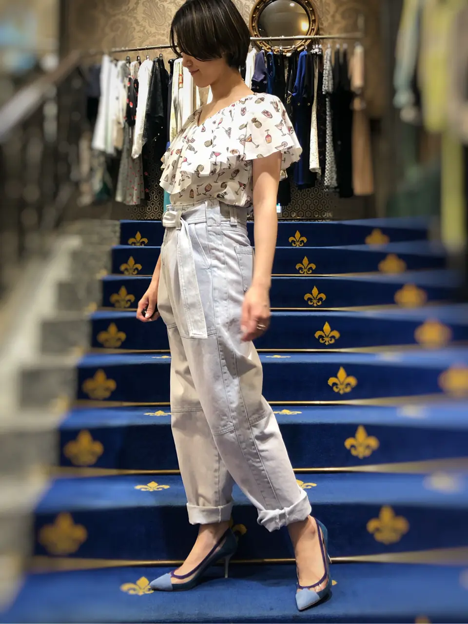 GRACE CONTINENTAL A.FUKUDA コーディネート画像