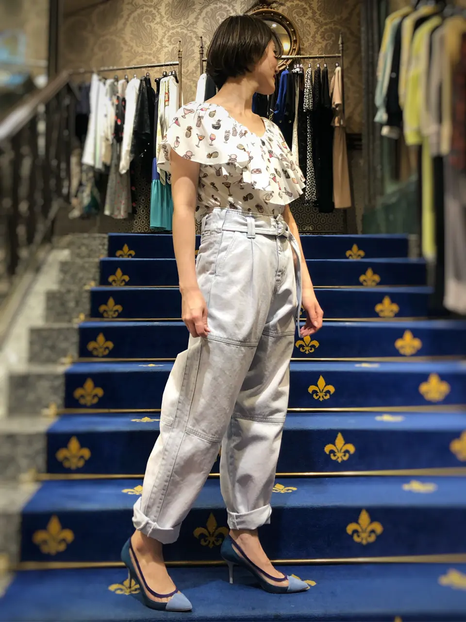 GRACE CONTINENTAL A.FUKUDA コーディネート画像