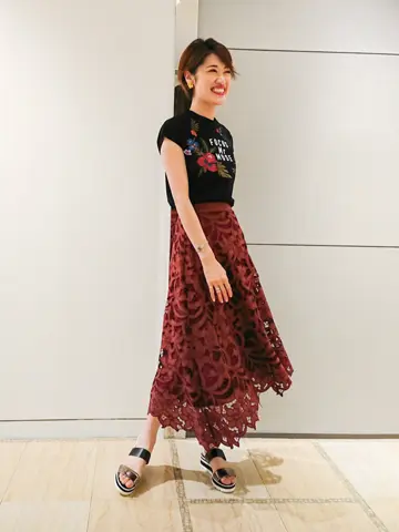 GRACE CONTINENTAL 今野　志保 コーディネート画像